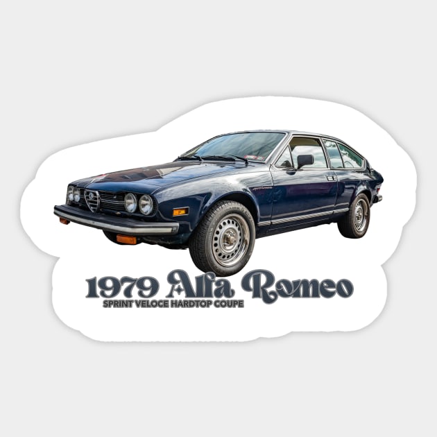 1979 Alfa Romeo Sprint Veloce  Hardtop Coupe Sticker by Gestalt Imagery